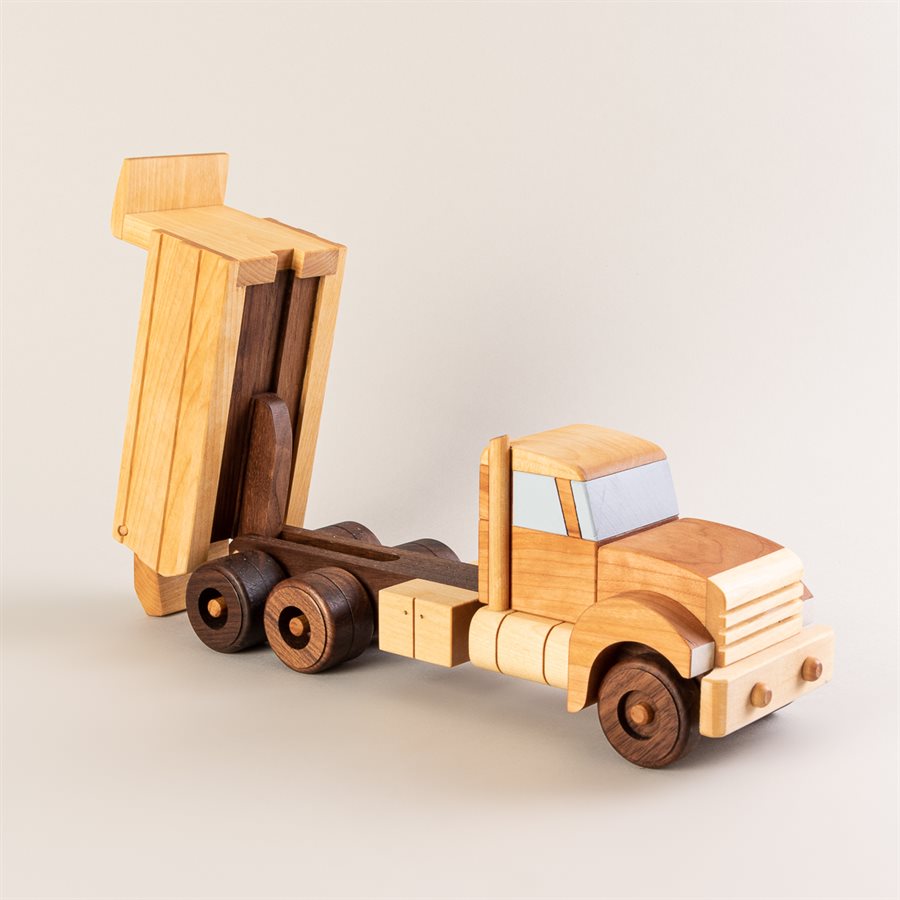 Jouet camion benne en bois Jouet camion benne en bois