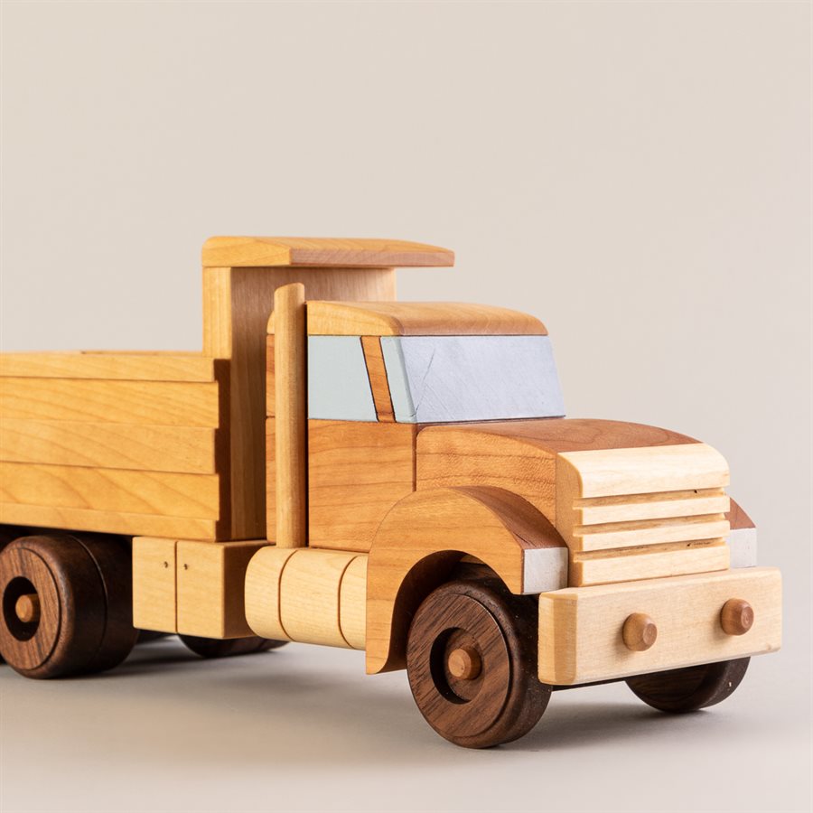 Jouet camion benne en bois Jouet camion benne en bois