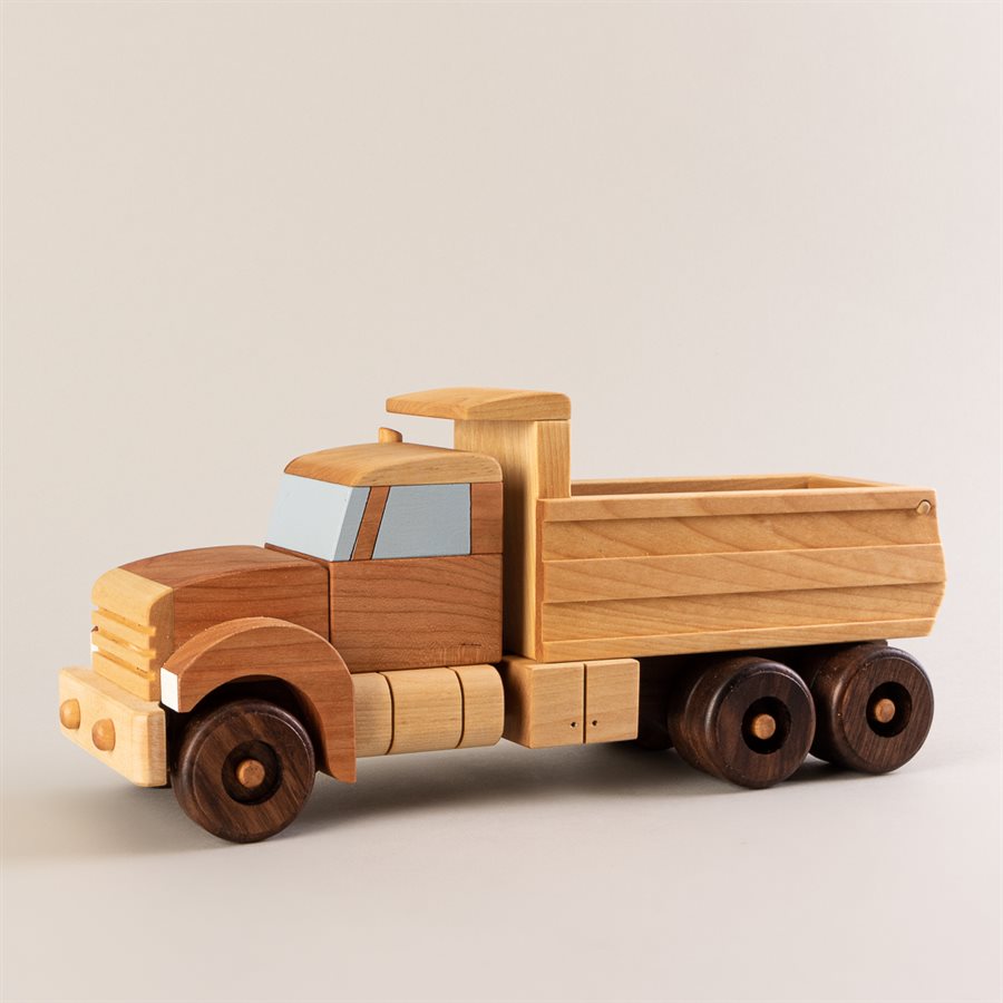 Jouet camion benne en bois Jouet camion benne en bois