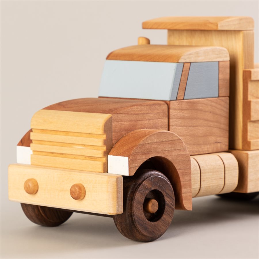 Jouet camion benne en bois Jouet camion benne en bois