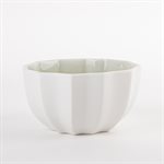 Porcelain umbrella bowl with green interior