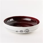 Large porcelain serving bowl