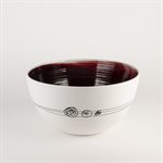 High salad ceramic bowl