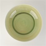 Salad ceramic bowl with green interior