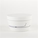 Main de sel en porcelaine noire et blanche