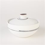 Main de sel en porcelaine édition 2 avec intérieur rouge