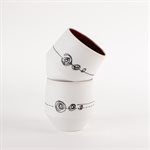 Porcelain wine glass