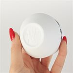 Miniature porcelain tumbler with green interior