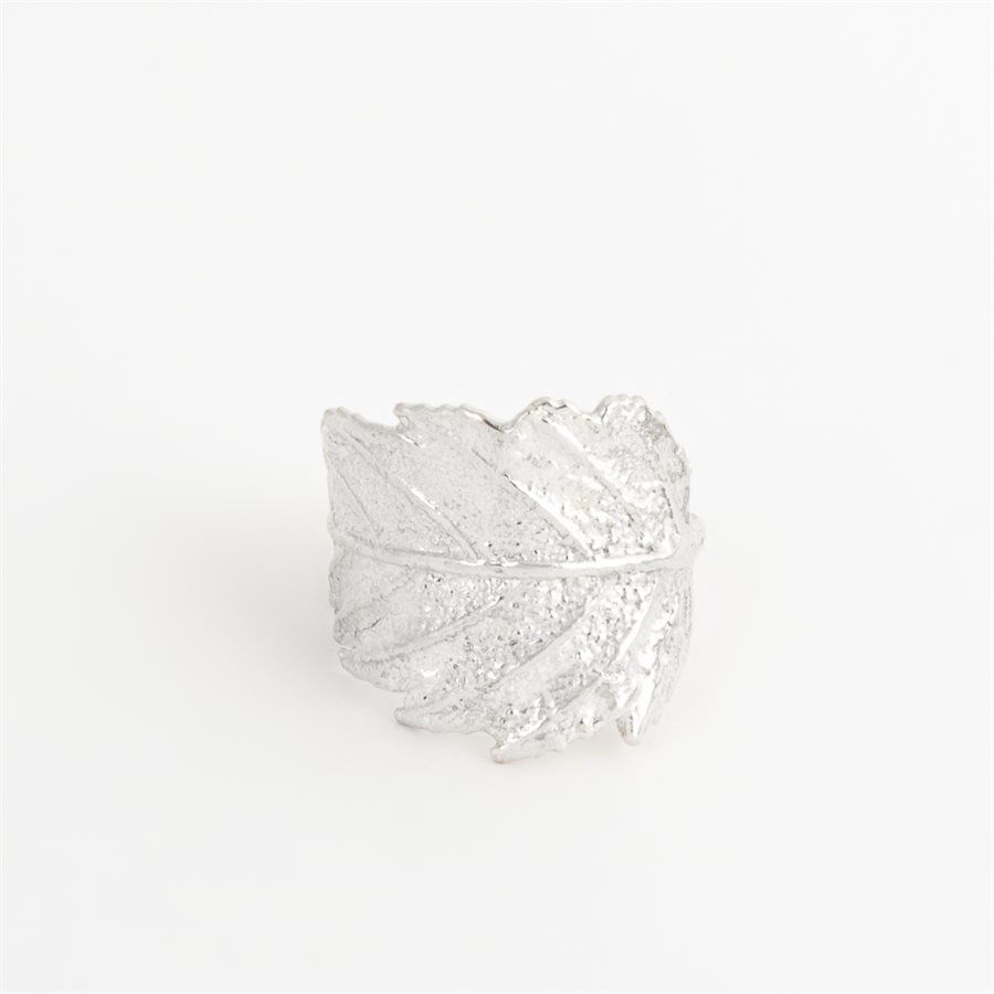 Bague feuille orme de chine en argent Bague feuille orme de chine en argent
