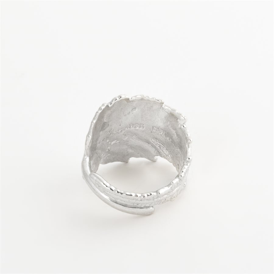Bague feuille orme de chine en argent Bague feuille orme de chine en argent