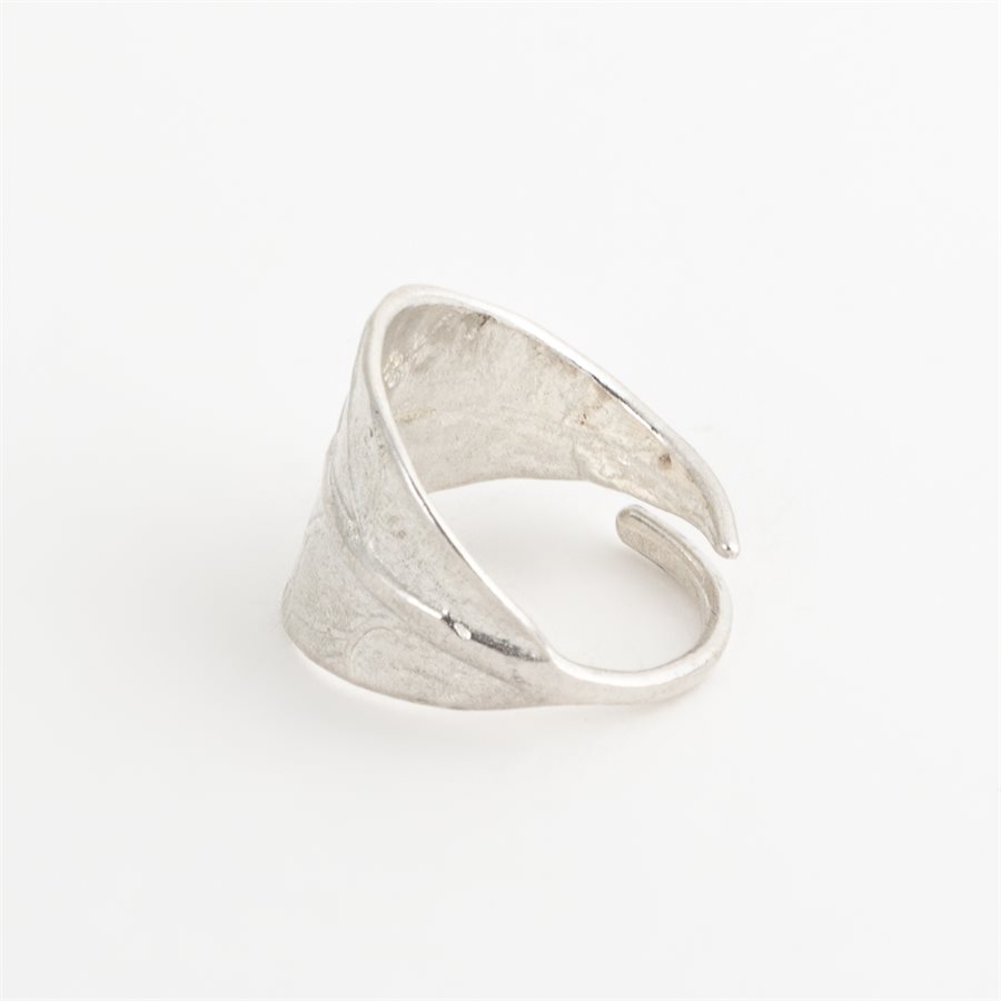 Bague feuille de chardon en argent Bague feuille de chardon en argent