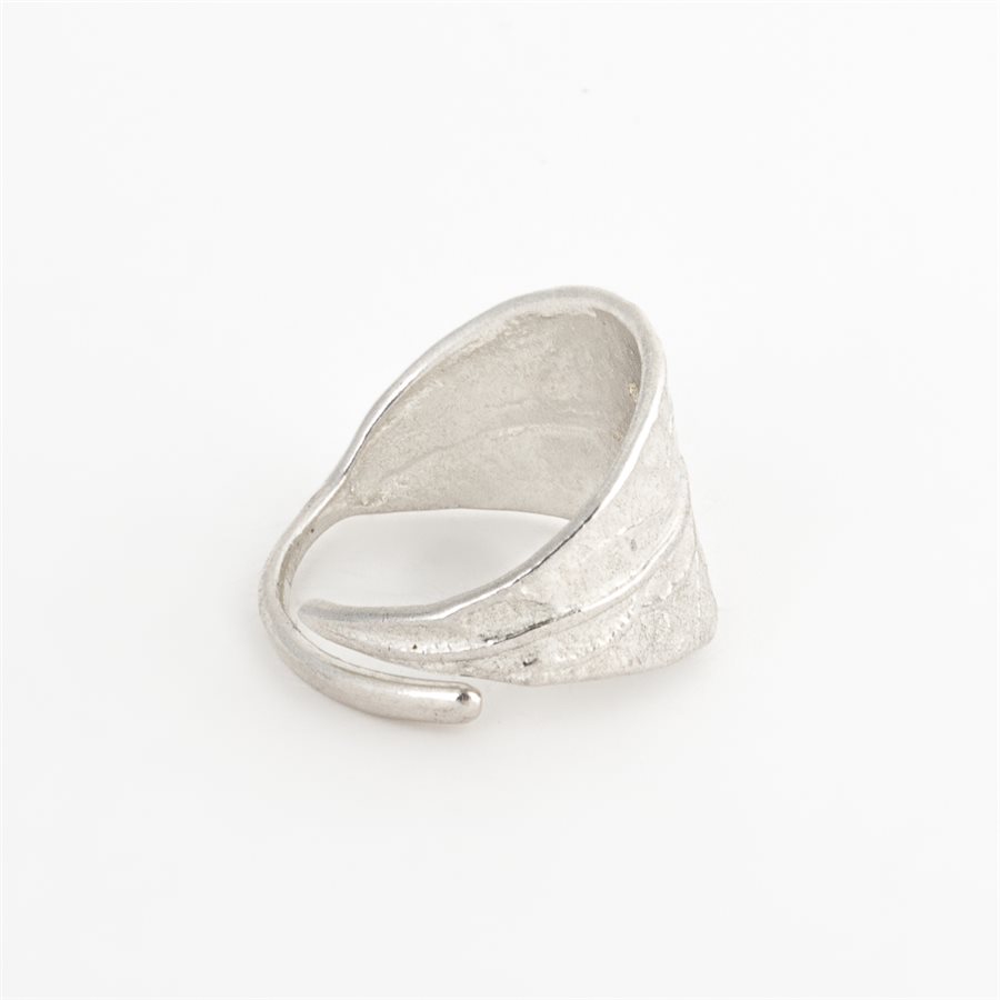 Bague feuille de chardon en argent Bague feuille de chardon en argent