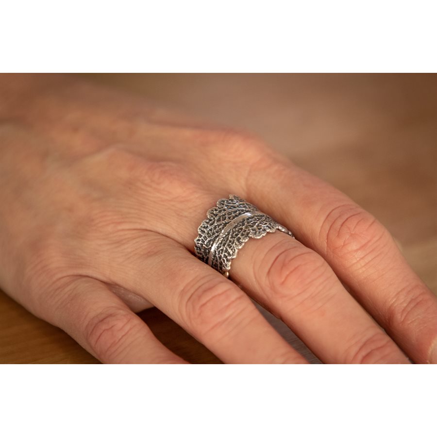 Bague feuille de sauge Bague feuille de sauge