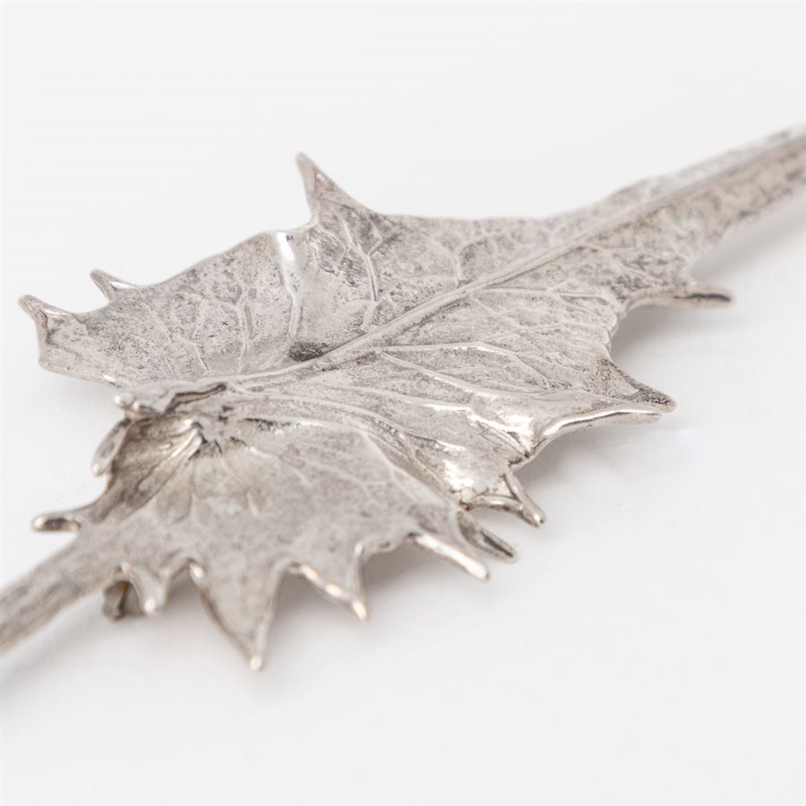 Broche chardon blanc Broche chardon blanc