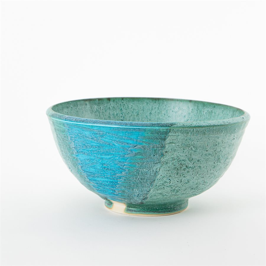Bol en céramique bleue de 7'' Bol en céramique bleue de 7''