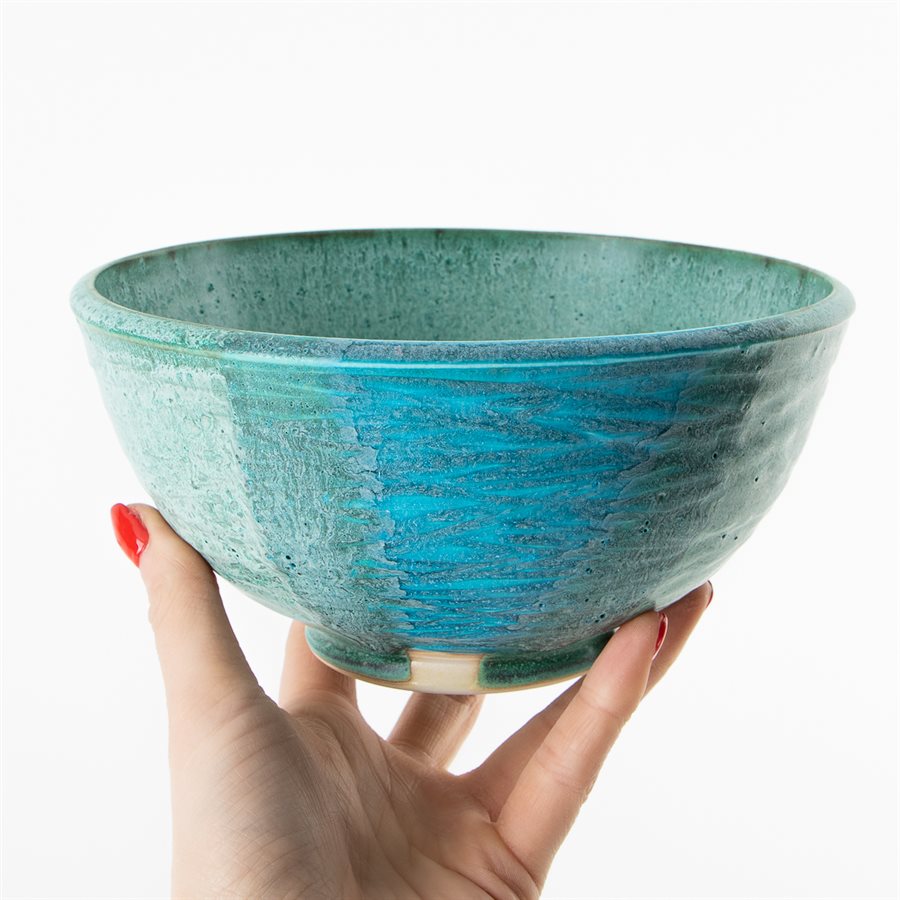 Bol en céramique bleue de 7'' Bol en céramique bleue de 7''