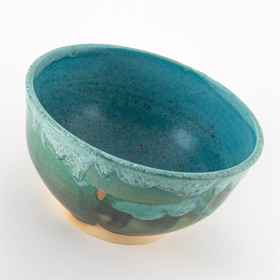 Bol en céramique bleue de 8'' Bol en céramique bleue de 8''