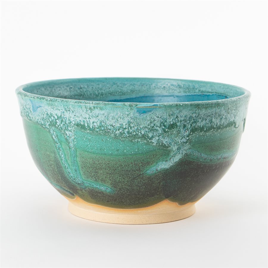Bol en céramique bleue de 8'' Bol en céramique bleue de 8''