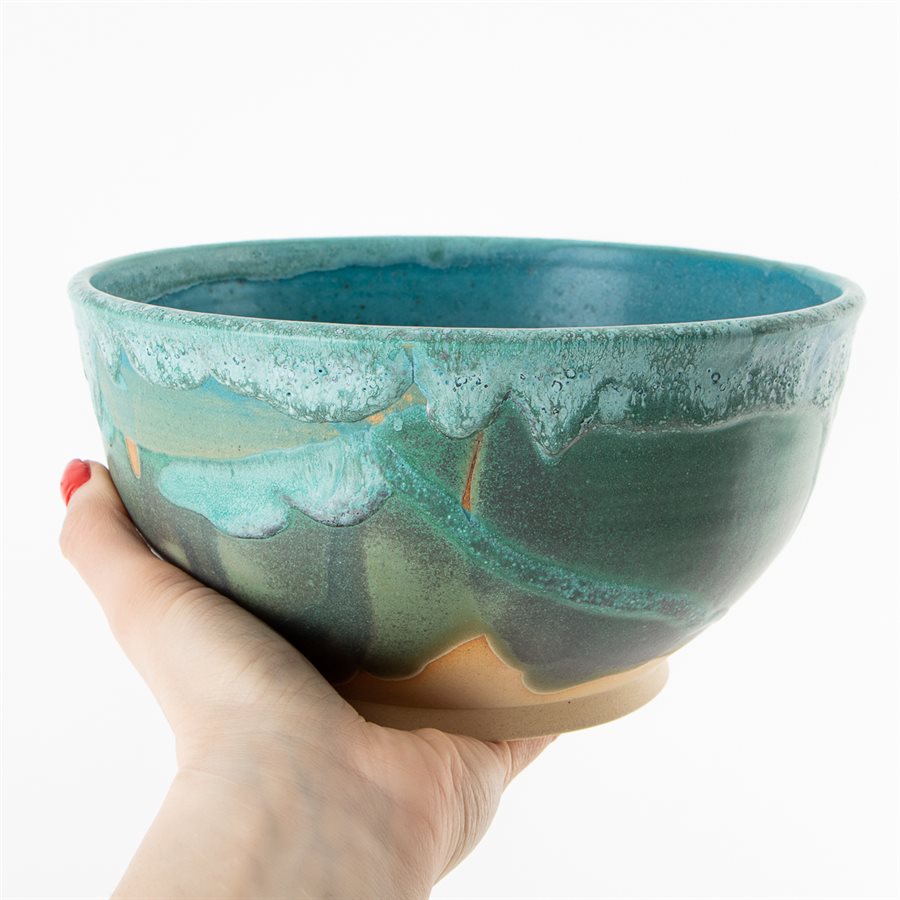Bol en céramique bleue de 8'' Bol en céramique bleue de 8''