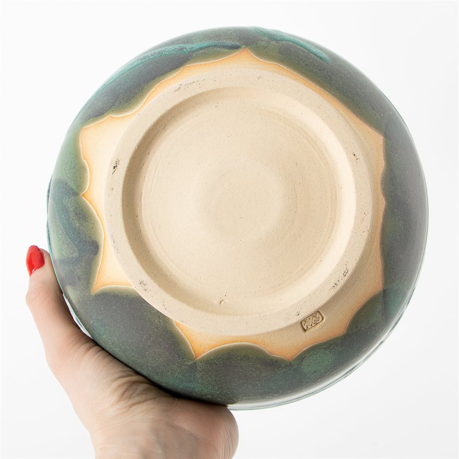 Bol en céramique bleue de 8'' Bol en céramique bleue de 8''