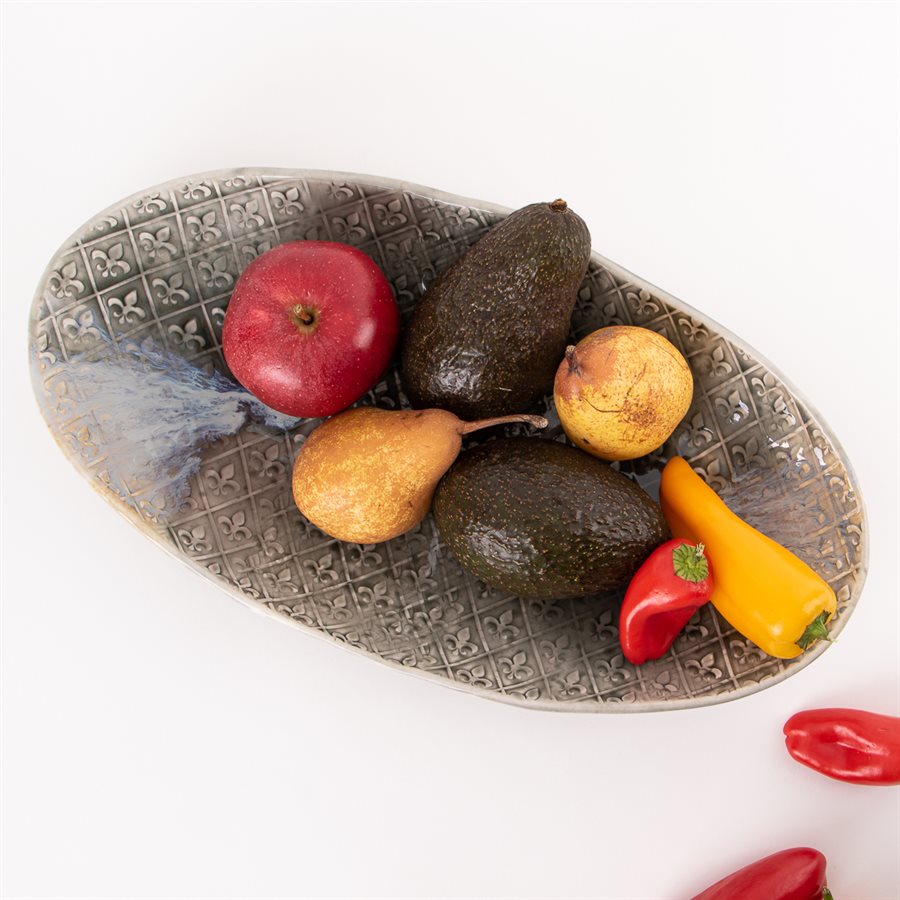 Bol à fruit, modèle ovale allongé Bol à fruit, modèle ovale allongé