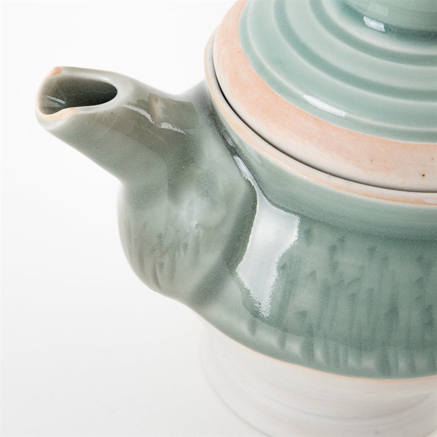 Petite théière en porcelaine bleue Petite théière en porcelaine bleue