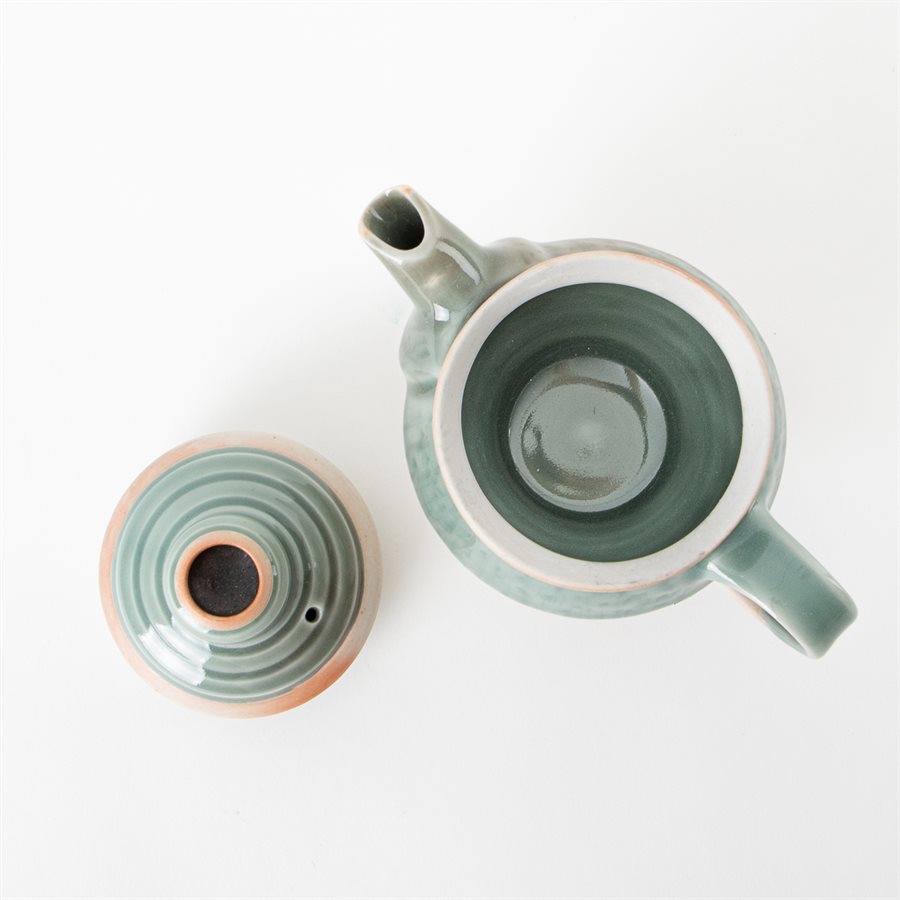 Petite théière en porcelaine bleue Petite théière en porcelaine bleue