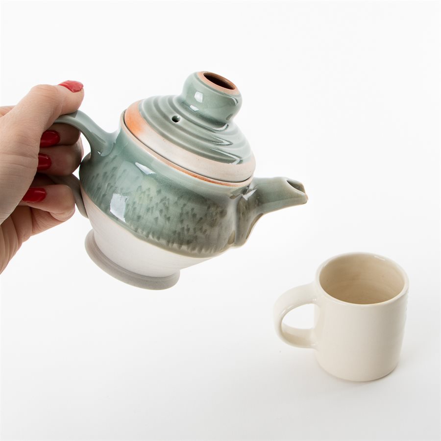 Petite théière en porcelaine bleue Petite théière en porcelaine bleue