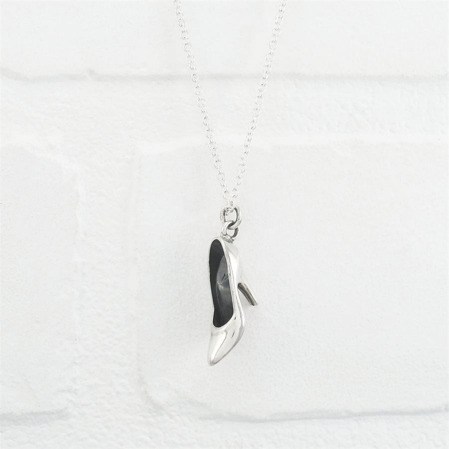 Pendentif Soulier de Barbie en argent 