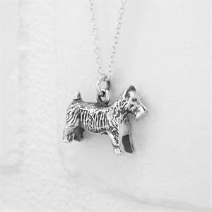 Pendentif Chien Monopoly en argent