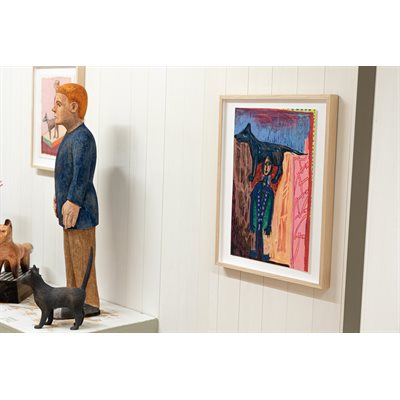 Sculpture bleue Sculpture bleue