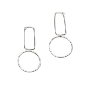  Mini-Clara polished silver earrings