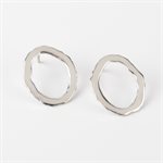 Boucle d'oreille FLORA06 en argent poli Boucle d'oreille FLORA06 en argent poli