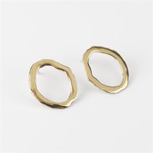 Boucle d'oreille FLORA06 en laiton