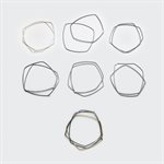 Bracelet Classique en argent, large