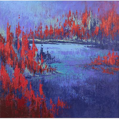 Douve atmosphère, acrylique Douve atmosphère, acrylique