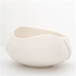 Medium white pinched porcelain bowl