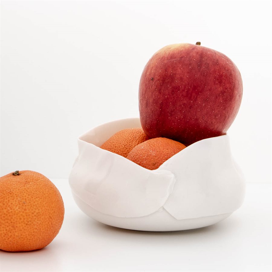 Bol en porcelaine pincée Bol en porcelaine pincée