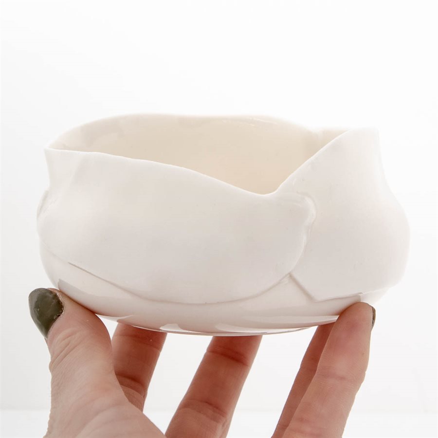 Bol en porcelaine pincée Bol en porcelaine pincée