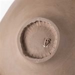 Large pink and grey ceramic bowl