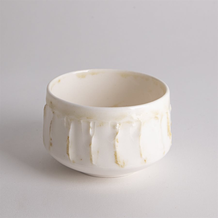 Mini ceramic bowl with oxidized effect Mini ceramic bowl with oxidized effect
