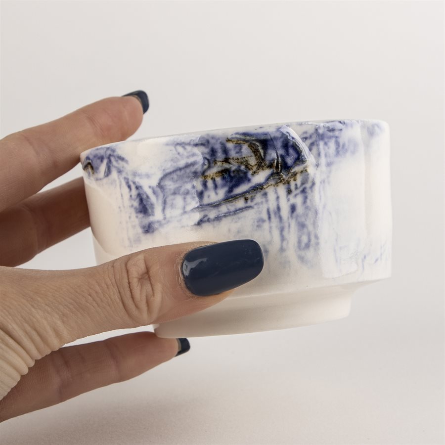 Petit bol à thé en céramique avec oxyde 6 Petit bol à thé en céramique avec oxyde 6