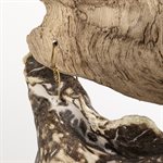 Jarre en céramique obvara avec ornement de bois flotté