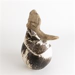 Jarre en céramique obvara avec ornement de bois flotté