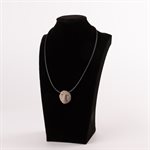 Pendentif en céramique sur cordon en caoutchouc, modèle 1