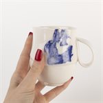 Regular white and blue mug 3