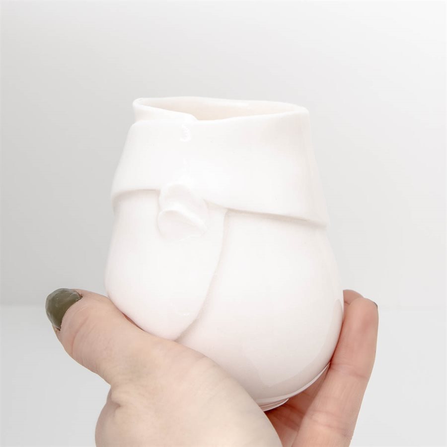 Verre en porcelaine pincée Verre en porcelaine pincée