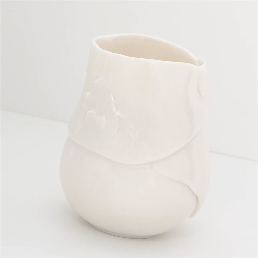 Verre en porcelaine pincée Verre en porcelaine pincée