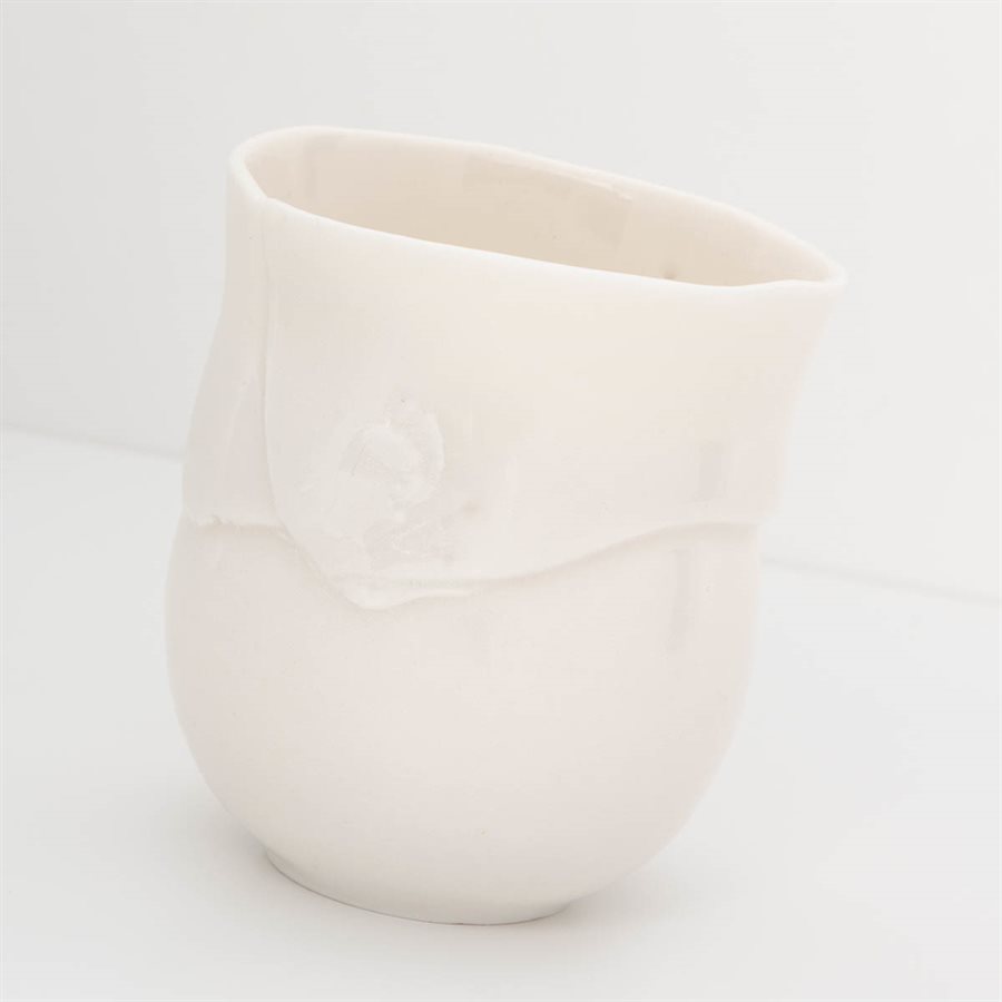 Verre en porcelaine pincée Verre en porcelaine pincée