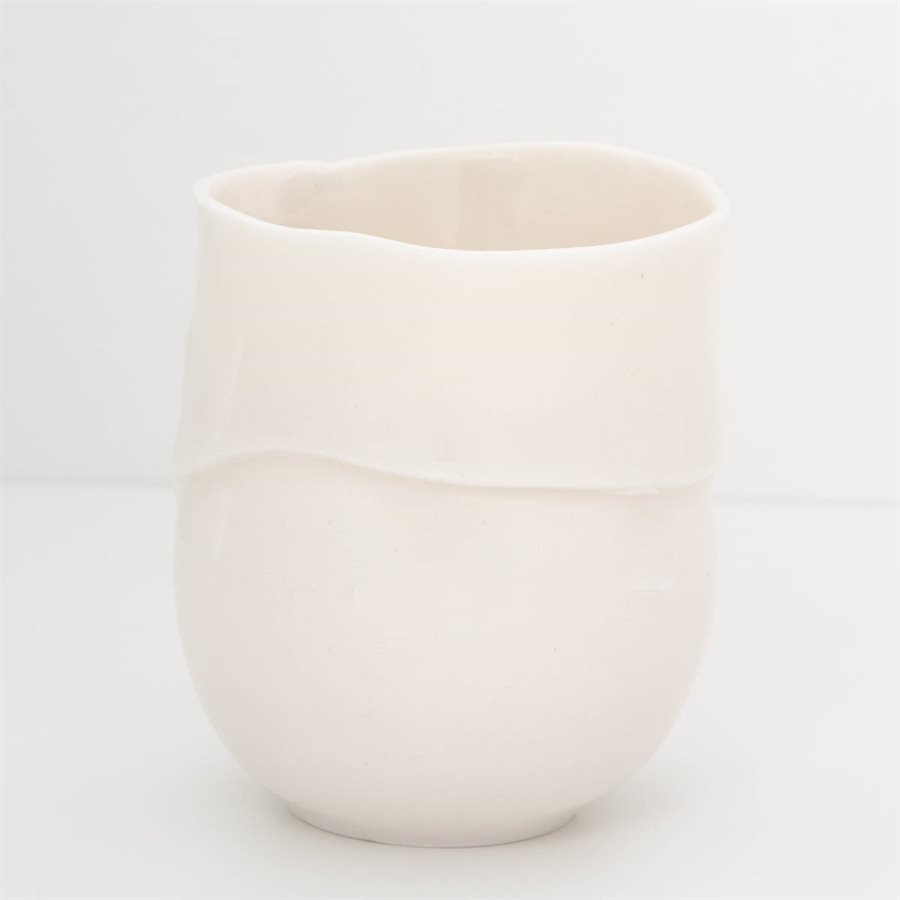 Verre en porcelaine pincée Verre en porcelaine pincée